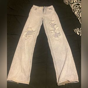 ripped high waisted pacsun jeans size 25